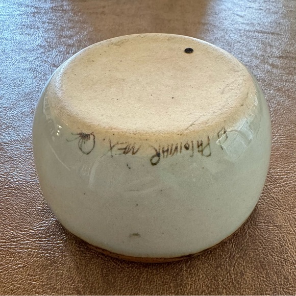 Vintage Signed Ken Edwards El Palomar Mexican Pottery Bowl - Picture 5 of 8